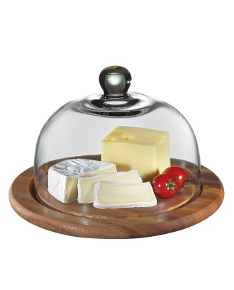 Platou pentru branza, cu capac din sticla, 25 cm - ZASSENHAUS